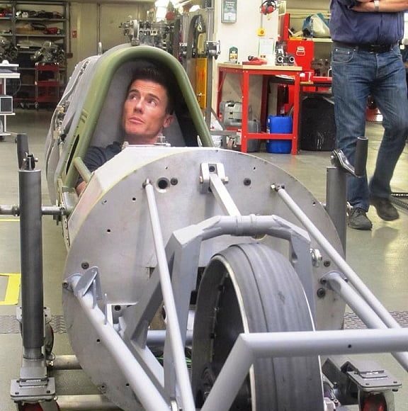 Prototyp motocykla którym pojedzie Brytyjczyk