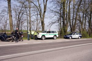 Litewscy policjanci przeprowadzali kontrole wraz z Polakami