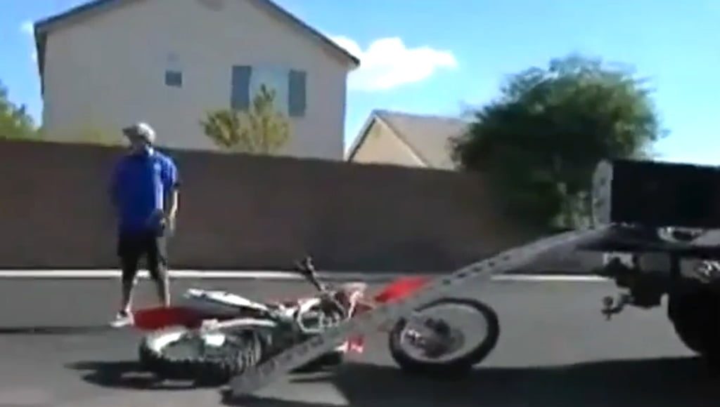 Jak nie ładować motocykla