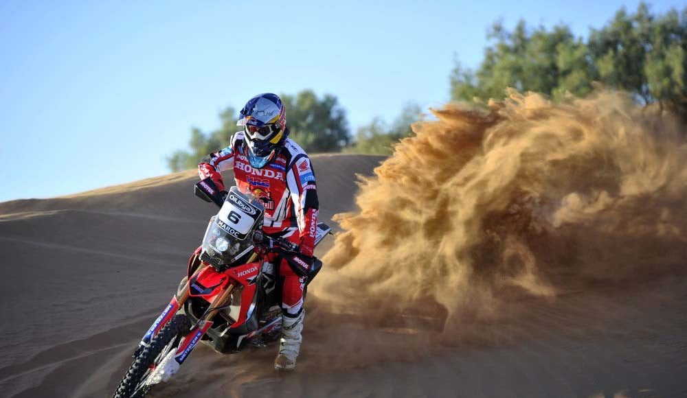 Honda CRF Rally zwycięża drugi etap