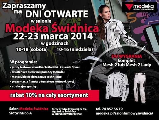 Dni otwarte Salon Modeka Świdnica 22-23.03.2014_ulotka jpg