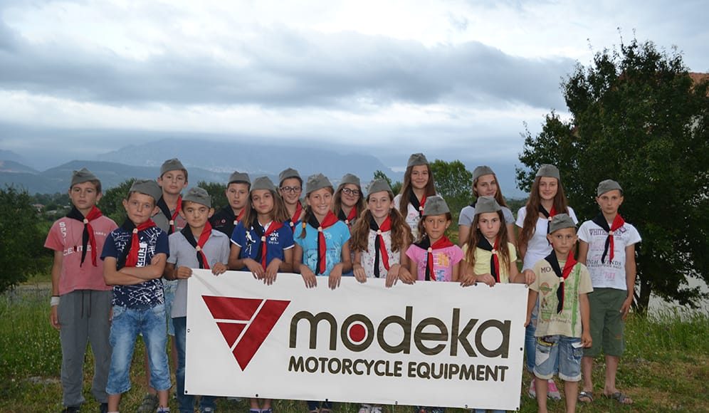 Dużyna harcerska z Bilaj