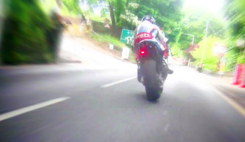 michael dunlop record lap on board video