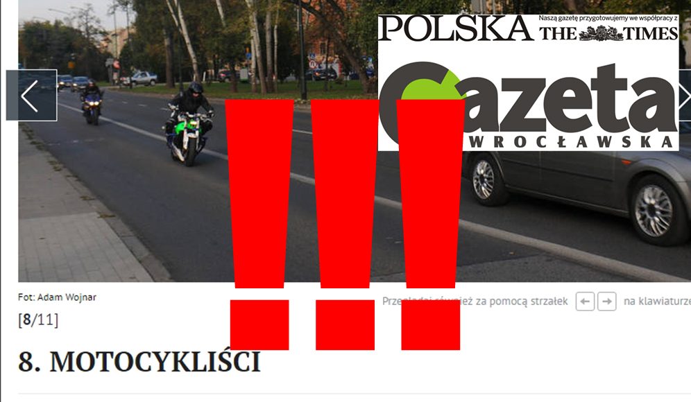 Gazeta Wrocławska Motocykliści