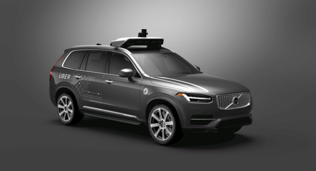 autonomiczne auto ubera Volvo XC