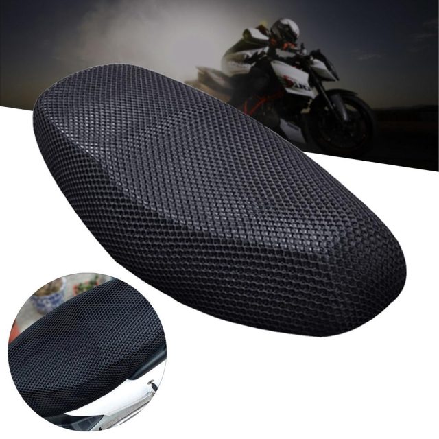 Fajne-Oddychaj-ce-3D-Siatka-Antypo-lizgowa-atwo-ci-Ci-nienia-Taktowny-Motocykl-Skuter-Elektryczny-Rower