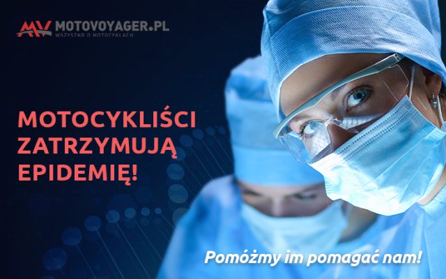 motocykliści zatrzymują epidemię