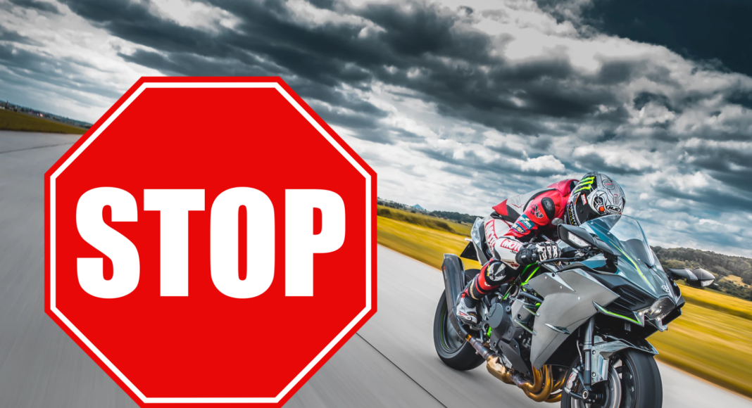 motocyklem podczas kwarantanny