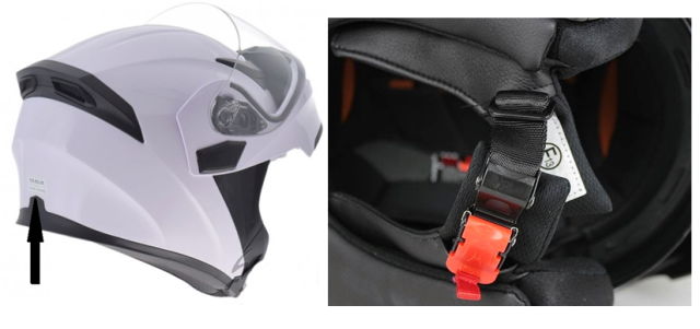 gdzie szukać oznaczeń DOT SNELL ECE SHARP