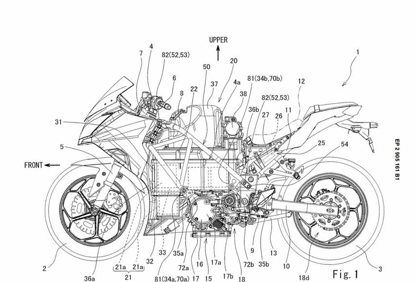 kawasaki motocykl elektryczny plan schemat ninja elektryczna