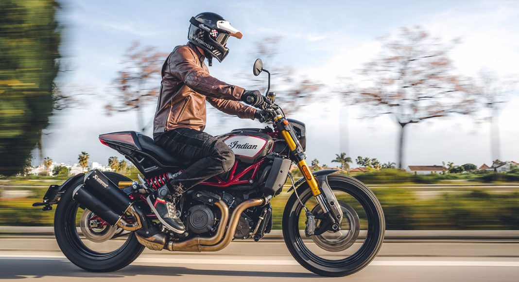 indian ftr  carbon akrapovic indian motocykl