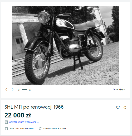 SHL na sprzedaż