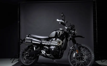 triumph scrambler e arrow bond edition cały