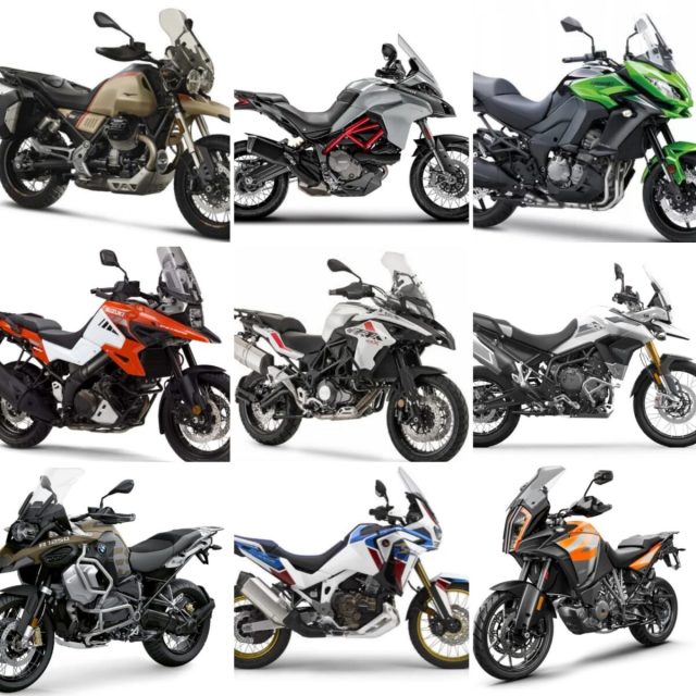 wielkie por&oacute;wnanie motocykli segmentu adventure