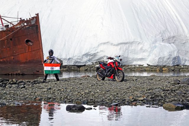 Bajajem Dominarem 400 na Antarktydę? Bo liczy się przygoda, nie sprzęt