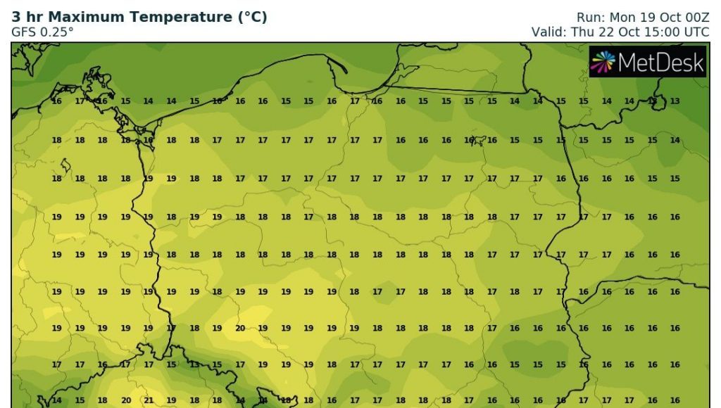 czwartkowe ocieplenie
