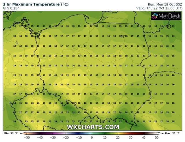 Pogoda dla motocyklist&oacute;w: Idzie ciepło! Nawet 20 stopni Celsjusza w czwartek 22.10