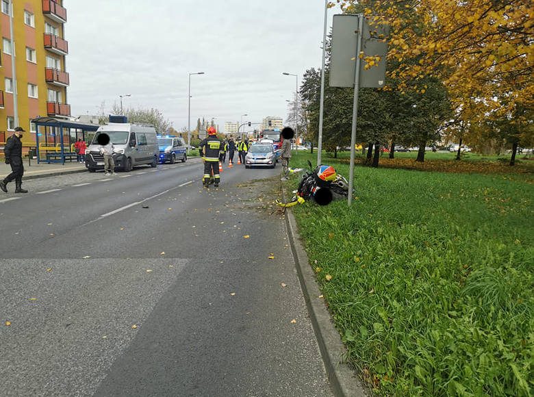 wypadek ratownik bydgoszcz