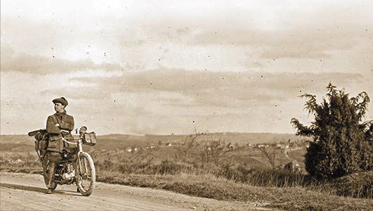 Historia pierwszej na świecie motocyklowej wyprawy dookoła świata&#8230;