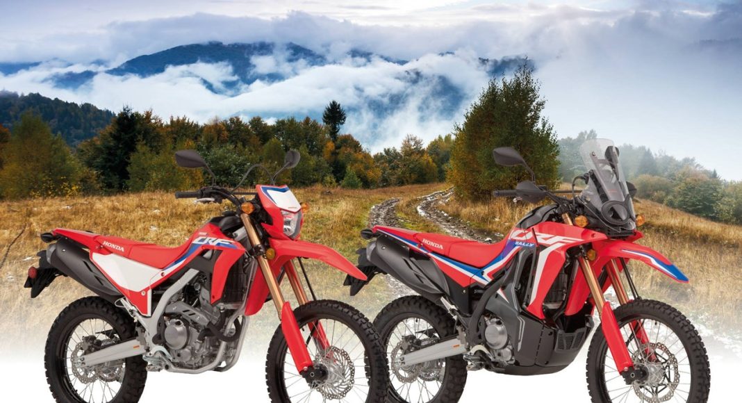 The new CRFL and CRF RALLY Honda s lightweight dual purpose bikes