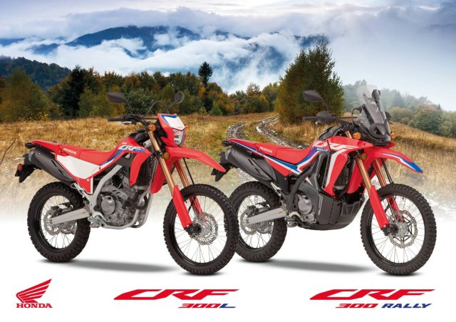 Hondy CRF300L i CRF300 Rally mocniejsze i lżejsze na 2021 rok
