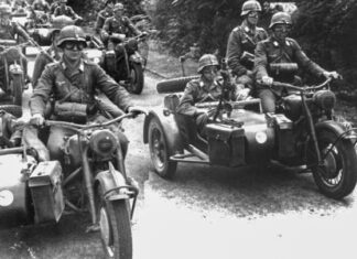 BMW R  motocykl wojskowy bojowy militarny zabytkowy weterański weteran niemiecki druga wojna światowa
