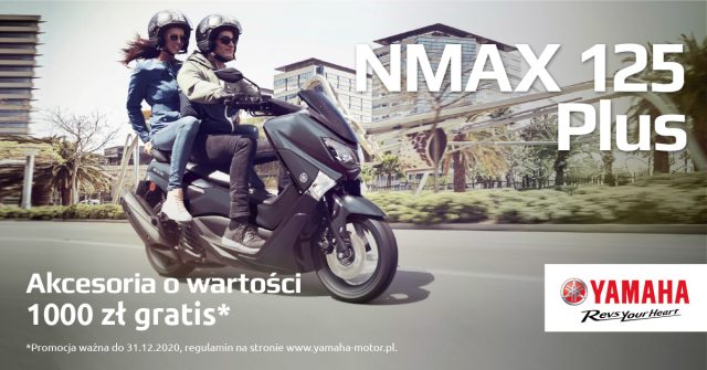 Promocja Yamaha 125 Plus akcesoria w prezencie tylko do końca roku!