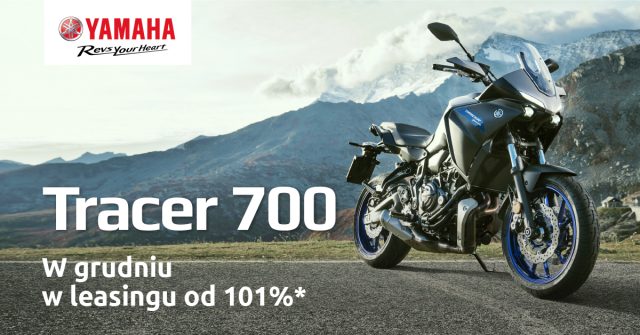 Tego jeszcze nie było! Motocykle Yamaha Tracer (700, 900, 900 GT) w leasingu już od 101%!