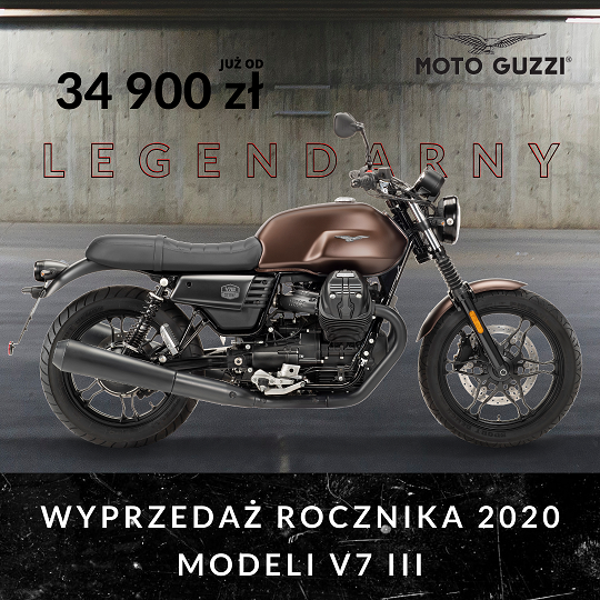 Rusza wielka wyprzedaż rocznika 2020 w Moto Guzzi!