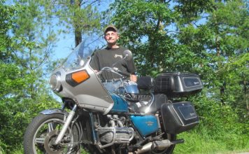 honda gl   allan zahart milion mil wymiany oleju opon gl