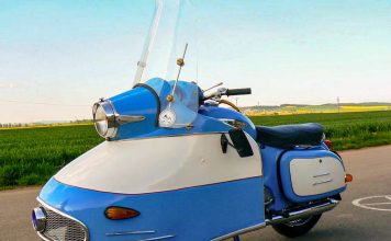 Jawa  Nanuk motocykl czechosłowaki milicyjny policyjny eskortowy czeski