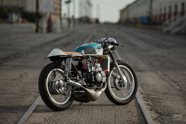 Honda CL350 z silnikiem dwusuwowym o mocy 100 KM – piękne dzieło HonDeath