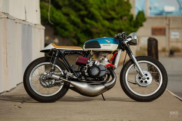 Honda CL350 z silnikiem dwusuwowym o mocy 100 KM – piękne dzieło HonDeath