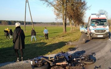 wypadek motocyklowy MV DuzeZdjecie W