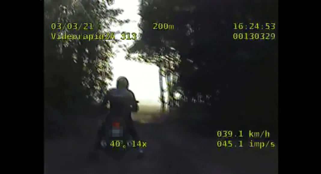 pościg policja motocyklista brak prawa jazdy