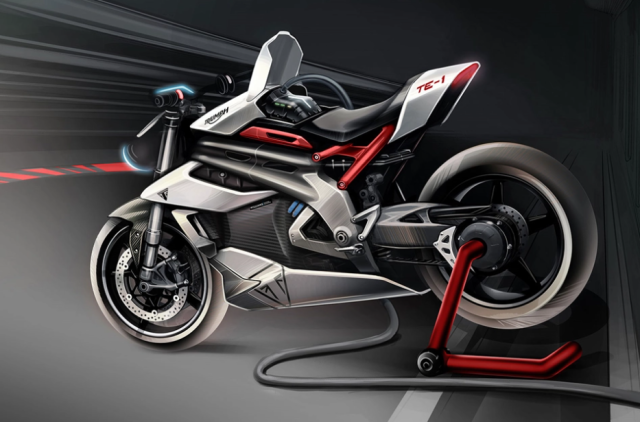 Triumph TE-1 – rewolucyjny motocykl elektryczny o fenomenalnych osiągach, technologii z formuły E i krótkim czasie ładowania