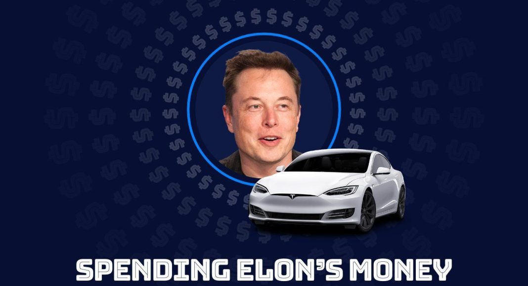 wydaj pieniądze elona musk tesla spacex