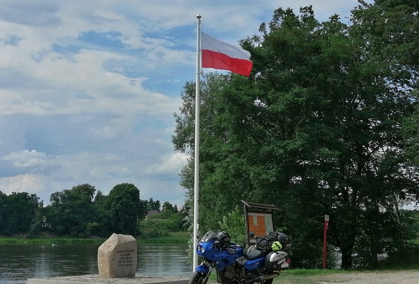 Motocyklem dookoła polski wzdłuż jej granic trasa ślad