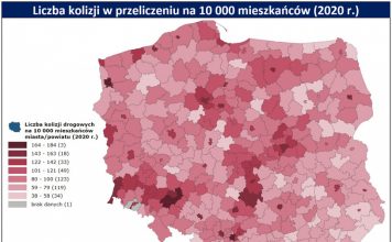 mapa wypadków i kolizji ubea