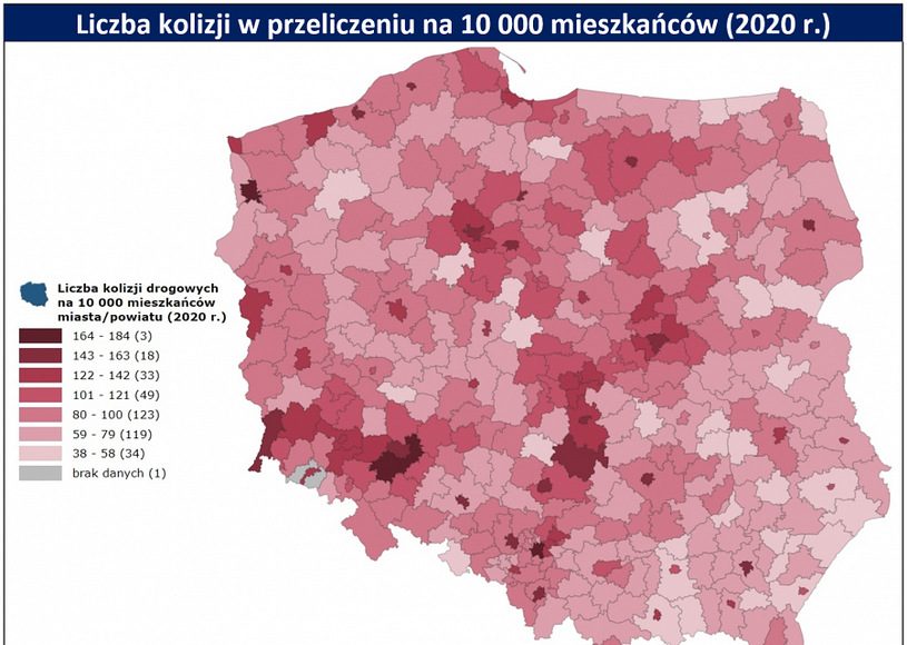 mapa wypadków i kolizji ubea