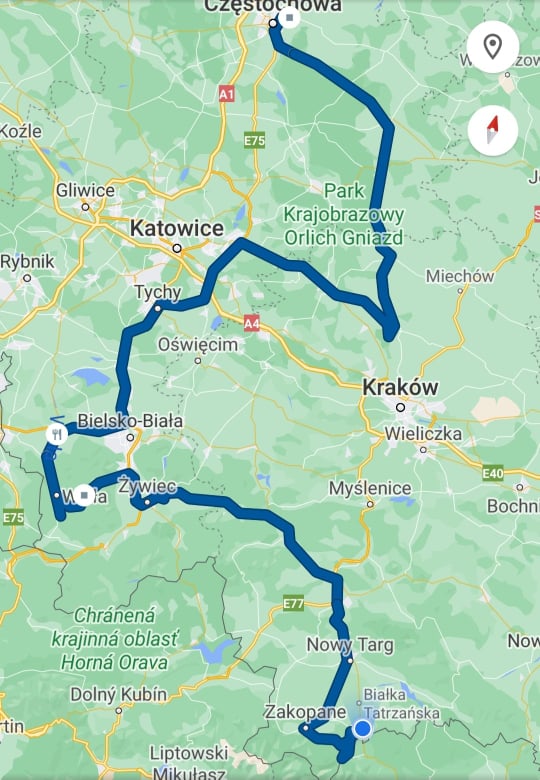 Samotnie przez Polskę po 20 najpiękniejszych trasach motocyklowych cz.1 [Wyżyna Krakowsko-Częstochowska, Kubalonka, Przełęcz Salmopolska, Chab&oacute;wka, Droga Oswalda Balzera]