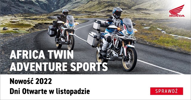 Nowa Africa Twin 2022 już w Polsce! Honda zaprasza na dni otwarte!