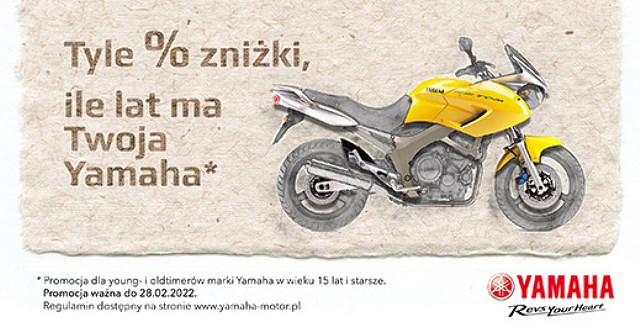 Znów rusza akcja o znanej nazwie – Tyle % zniżki, ile lat ma twoja Yamaha