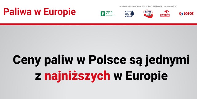 Rząd: Po co obniżać cenę paliwa, lepiej uświadomić nam, że jest tanie!