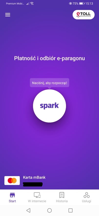 Jak płacić aplikacją na telefon za autostradę A4, A2 bez e-Toll. Jak się zalogować – krok po kroku [Google Play: SPARK, MAYPAY]