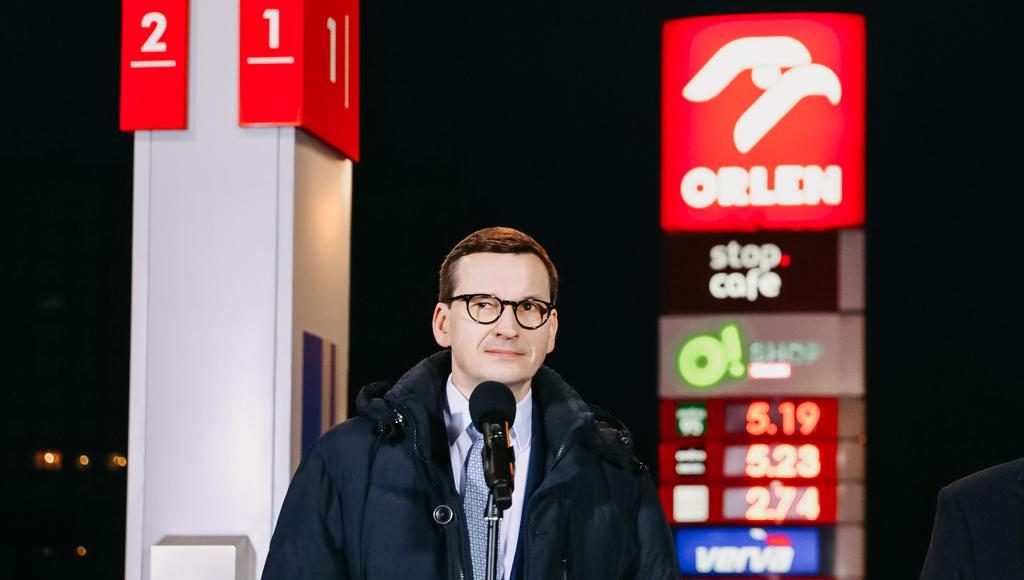 morawiecki premier kancelaria premiera ceny paliw