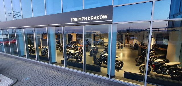 Nowy salon Triumpha na motocyklowej mapie Polski. Zapraszamy do Krakowa!