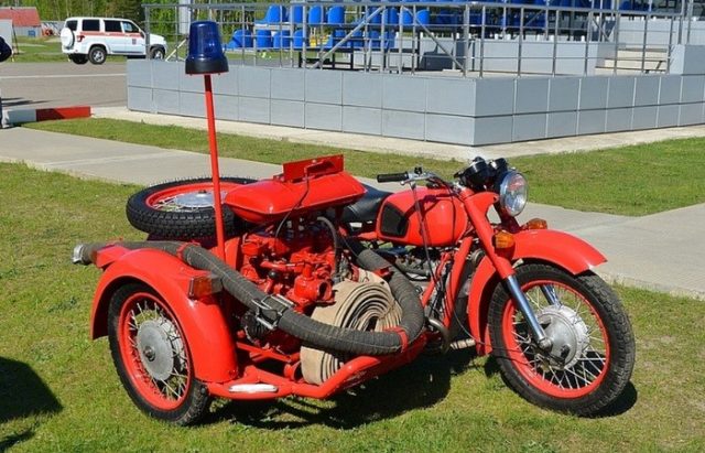Dniepr 156P – czyli motocykl w walce z pożarami