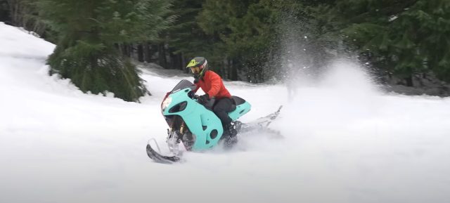 suzuki gsx1300r hayabusa skuter śnieżny
