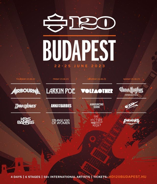 Europejski festiwal z okazji 120-lecia Harley-Davidson już w czerwcu, w Budapeszcie! Musisz tam być!